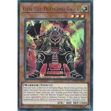 MP24-EN247 Gen the Diamond Tiger : Ultra Rare Card : 1st Edition : YuGiOh TCG