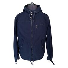 Polo Ralph Lauren Jacket Windbreaker Blue Lightweight Vintage Hood Mens Large