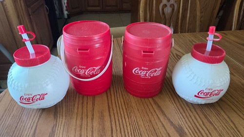 Lot plastic coca cola - 4, coca-cola