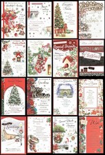 CHRISTMAS CARD QUALITY TRADITIONAL Cards LOVELY WORDS - SOMETHING FOR EVERYONE