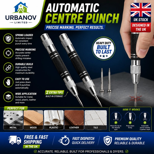 Automatic centre punch - 1-2x,