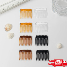 HAIR COMBS HAIR SLIDES 8 PACK