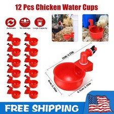 12 PCS Automatic Chicken Water