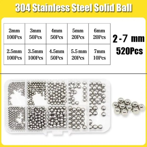520 pcs metric precision steel - 520,