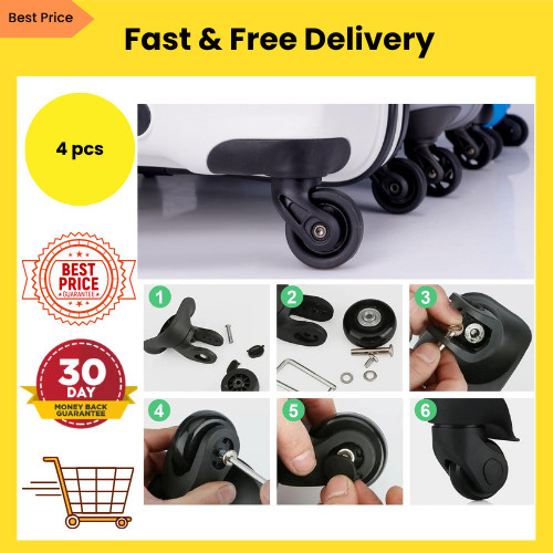 50x18mm luggage wheels set - 50x18mm,