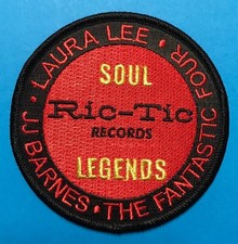 NORTHERN SOUL IRON ON PATCH - WIGAN CASINO SOUL LEGENDS - RIC TIC