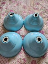 Duck egg blue Industrial light shade