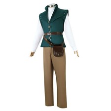 Flynn Rider Tangled Rapunzel Cosplay Costume FancyDress Tangled Princess Adult H