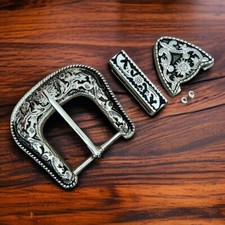 Western 3-Piece Belt Buckle