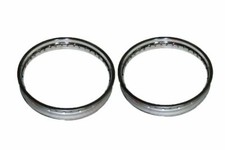 Pair Chrome Plated Steel