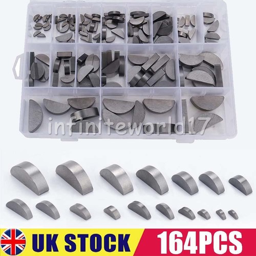 164 pcs m10 - woodruff, keys