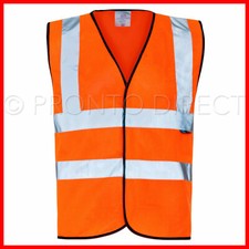 Hi Vis Vest Yellow Orange High