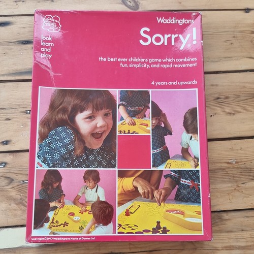 Vintage sorry board game - board,
