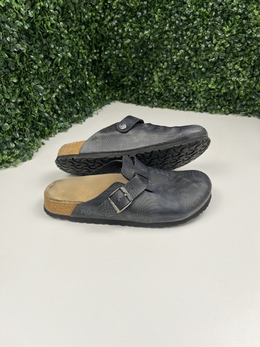 Men black birkenstock boston - men's,