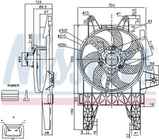 New Fan, radiator for FIAT