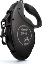 Flexi® Giant Black Edition Belt 8 M Black Roll Lead for Dogs up to 50 Kg