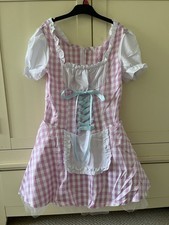 Pink Check Mini Fancy Dress
