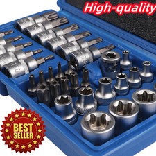 34pcs Torx Star Socket & Bit