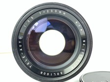 Soligor Tele-Auto 200mm f3.5 M42 Mount Prime Vintage Lens Integral Hood + Caps