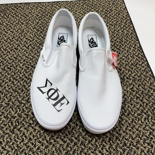 Custom slip vans shoes - shoes,