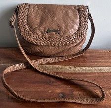Mantaray Small Lightweight Tan Crossbody Bag 