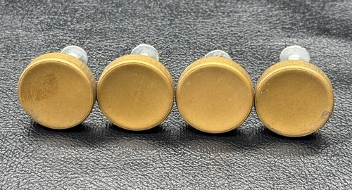 Vintage set round brass - set, of