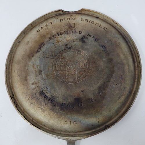 Griswold cast iron - 10, griddle