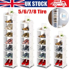 8 Tier Wooden Shoe Rack Tall