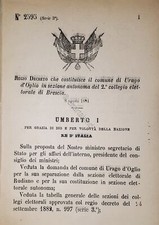 Decree Kingdom of Italy -