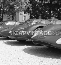 Vtg 1960s Carlo Abarth Fiat Racing Cars Line Up (Alfa Romeo) Italy Photo #1548