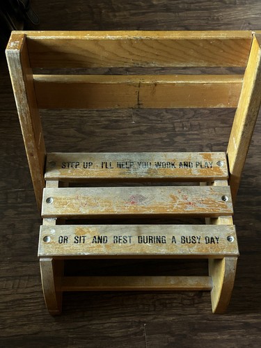 Vintage covertible step stool - vintage,
