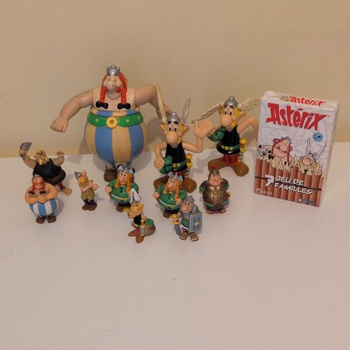 Asterix figures x11 and card - figures,