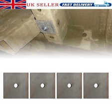 4x Van Seat, Crew Or Camper Conversion Spreader Steel Plates 6mm Thickness UK
