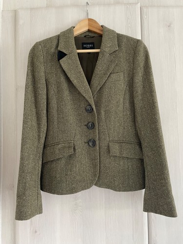 Hobbs green tweed - tweed, hacking