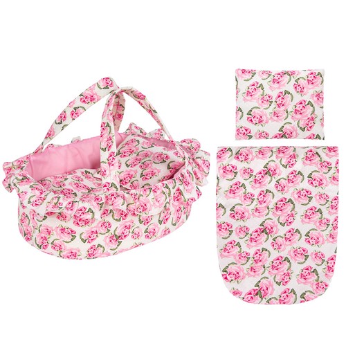 Doll carry cot set soft - carry, 3pc