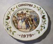 Aynsley Christmas 1979 Charles Dickens Plate. Mr Fezziwigs Ball. Ltd Edition
