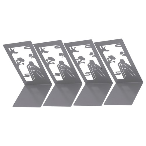 4pcs metal bookends anti - 4pcs,