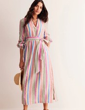 BODEN NWT Linen Maxi Notch