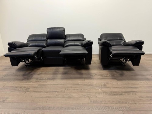 Toby black faux leather - faux,
