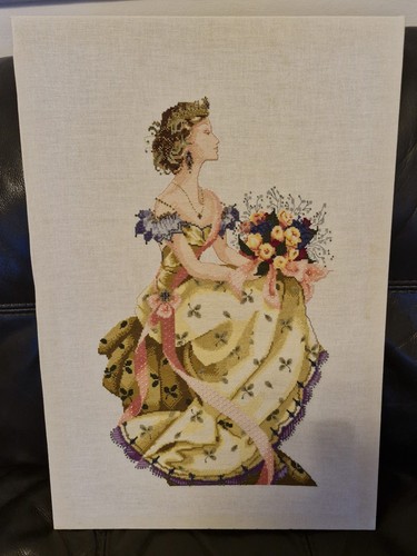 Completed cross stitch - cross,