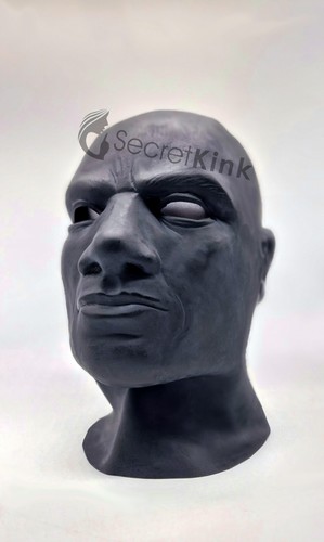 Black rubber hood thick - black, heavy