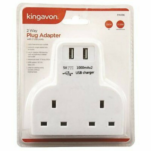 Way gang adaptor with 2 - /,
