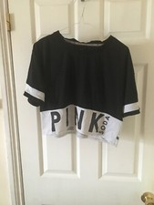 Pink Soda Black White Crop Top - 14