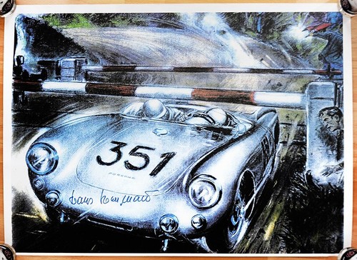 Poster mille miglia porsche - poster,
