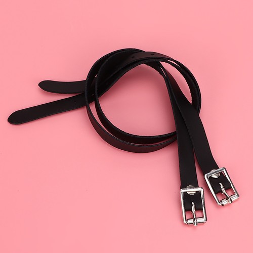 Horse spurs leathers black - horse,
