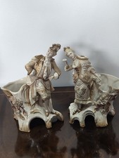 Pair 9" Figural Porcelain -