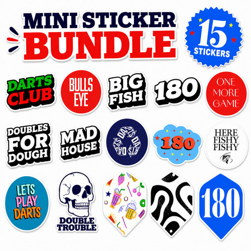 Mini darts sticker - mini,