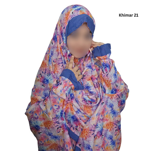 Floral prayer khimar soft - floral,