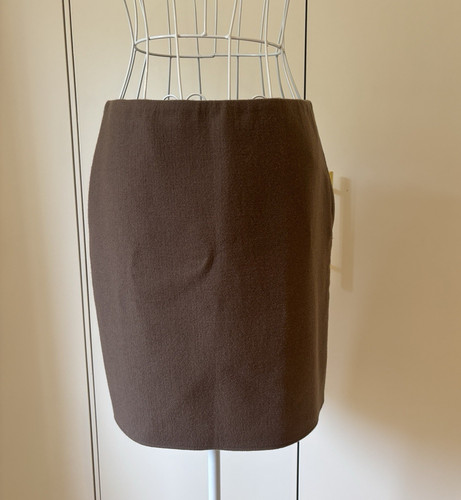 Lanvin brown wool mini - wool, skirt