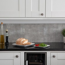 Solid Concrete self-adhesive waterproof vinyl wall tiles for kitchen splashback